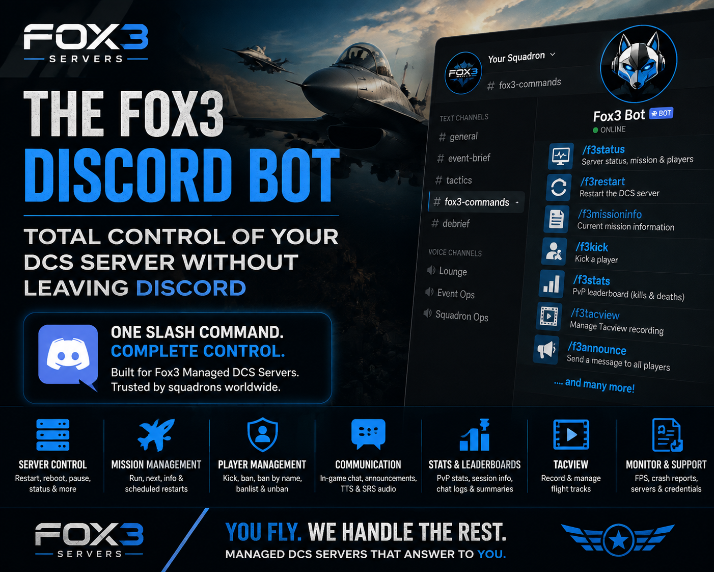 The Fox3 Discord Bot: Total Control of Your DCS Server Without Leaving Discord