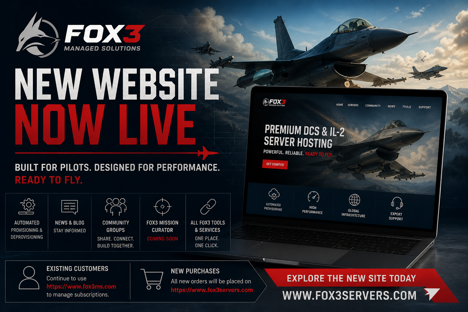 Fox3 has a new Website!