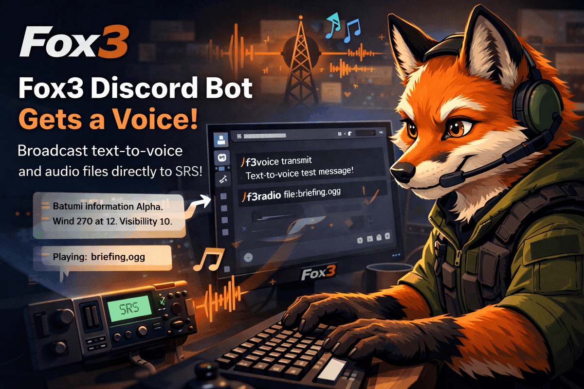The Fox3 Discord Bot Just Got a Voice