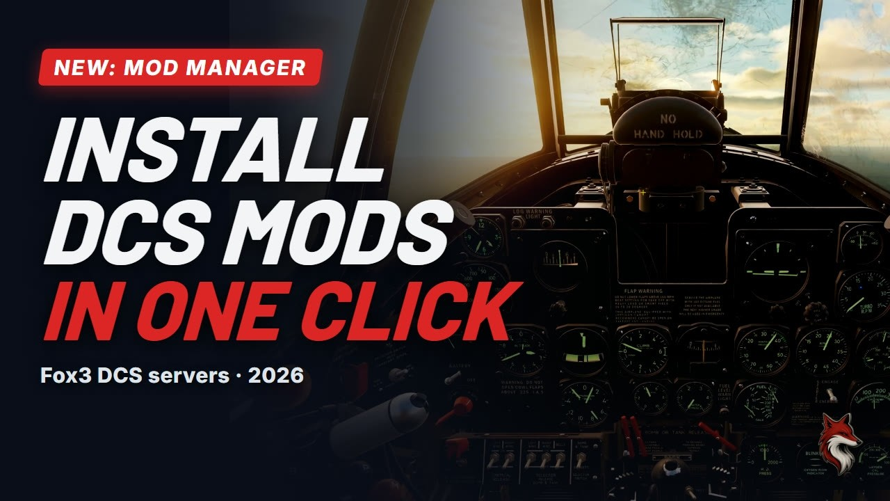 Watch: Install DCS Mods in One Click with the Fox3 Mod Manager