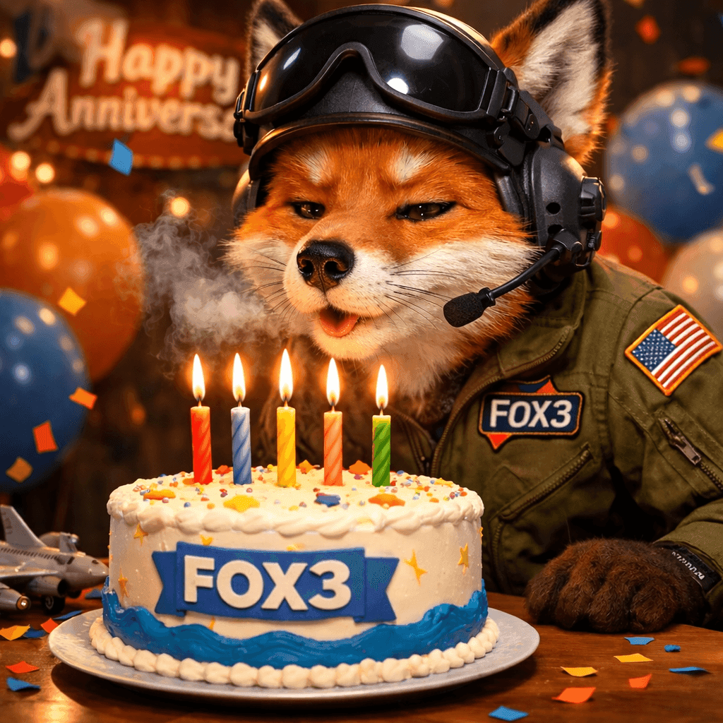 Fox3 Turns 5. Thank you!