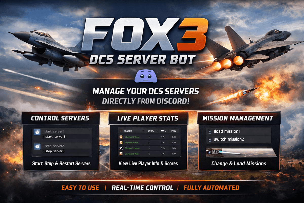 DCS Server Management From Discord 