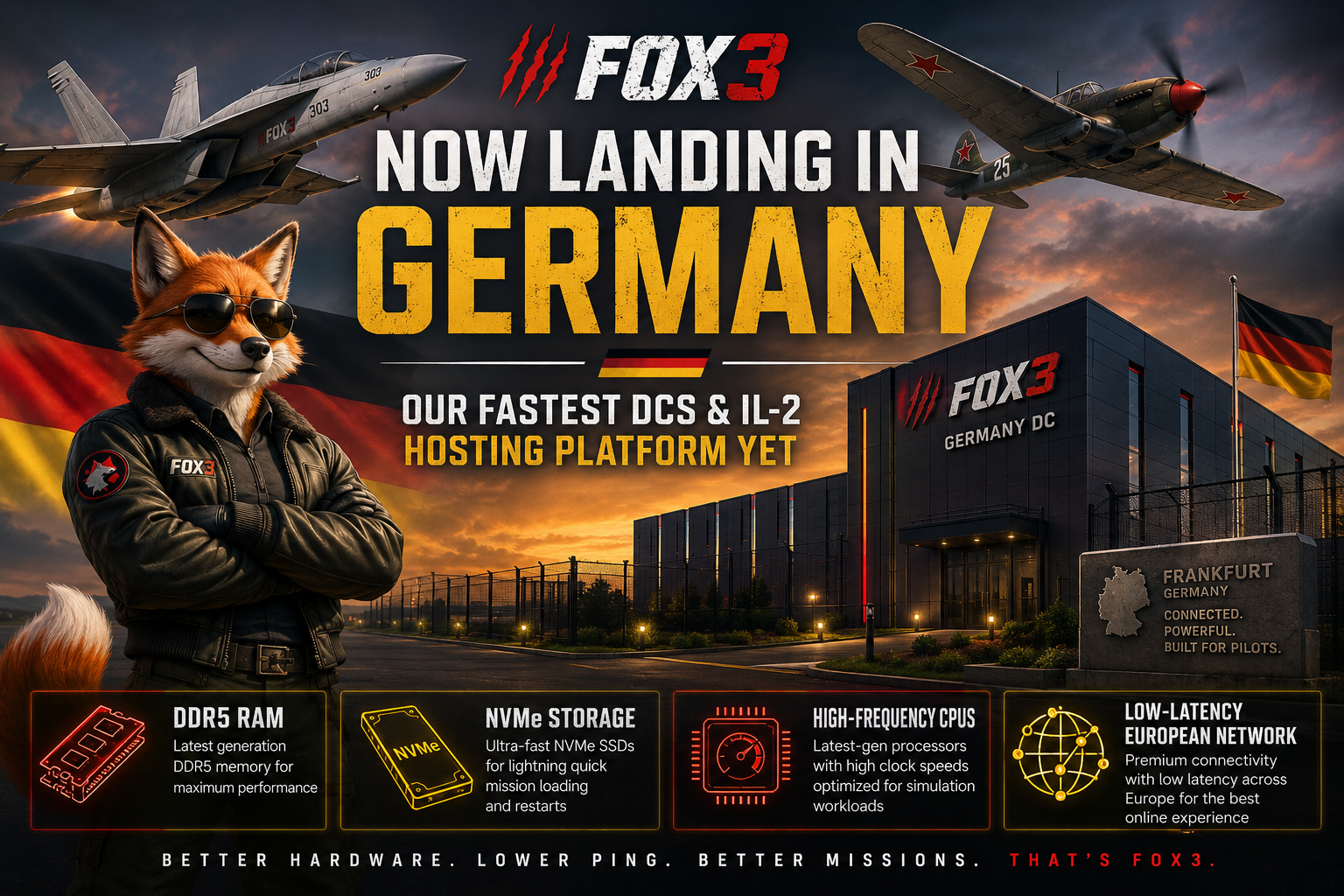 Fox3 Expands Into Germany With Our Fastest Hardware Yet
