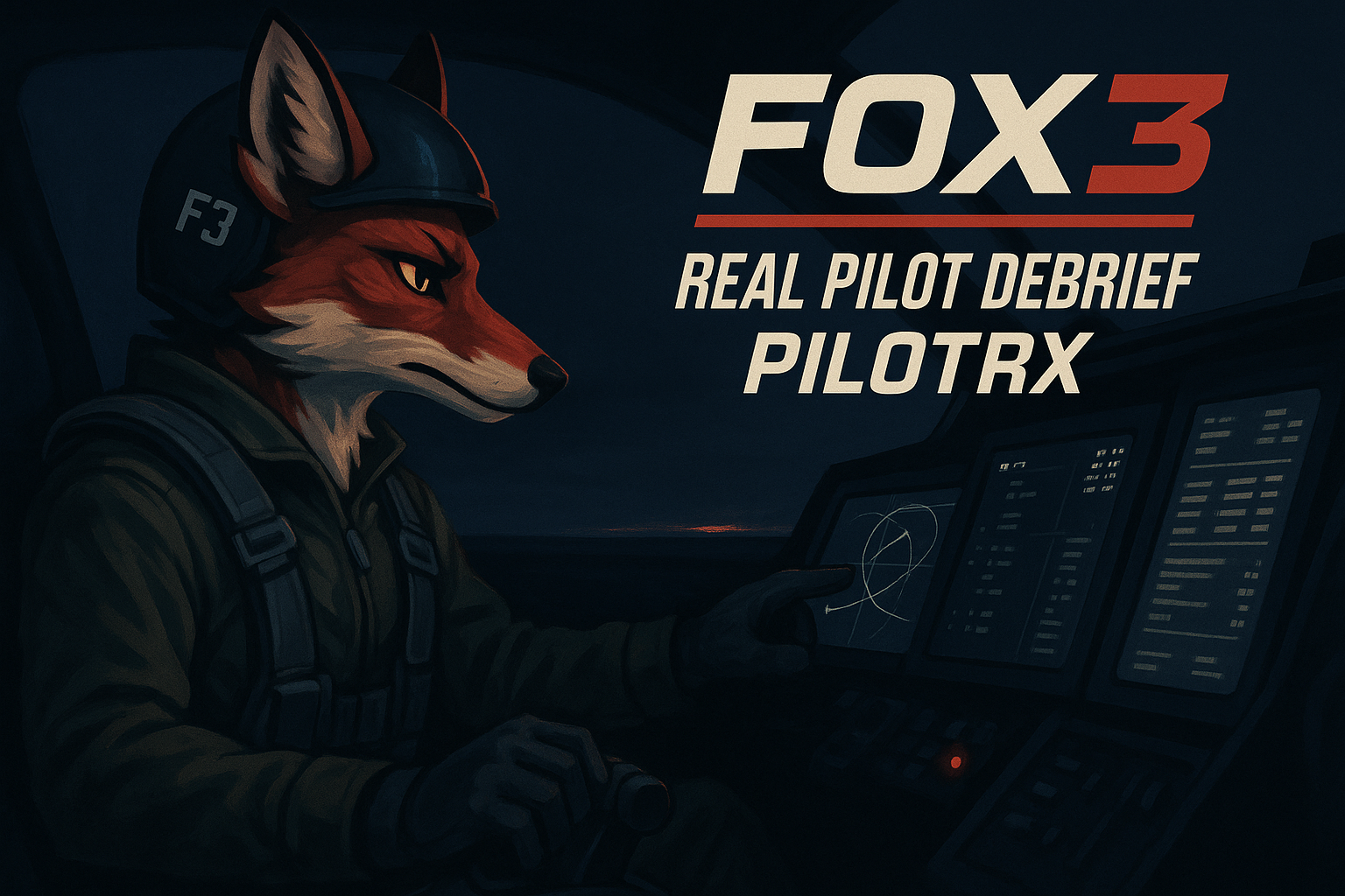 What a Real Fighter Pilot Debrief Looks Like, and How PilotRX Brings That to DCS