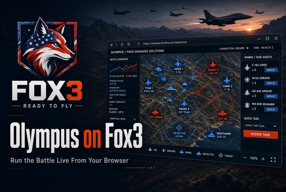 Olympus on Fox3: Run the Battle Live From Your Browser